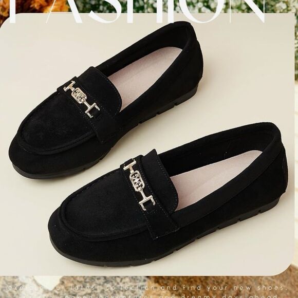 DeYashopin Women's Loafer Shoes Slip On Work Shoes Comfort Walking Flats Size 9 - Picture 14 of 16